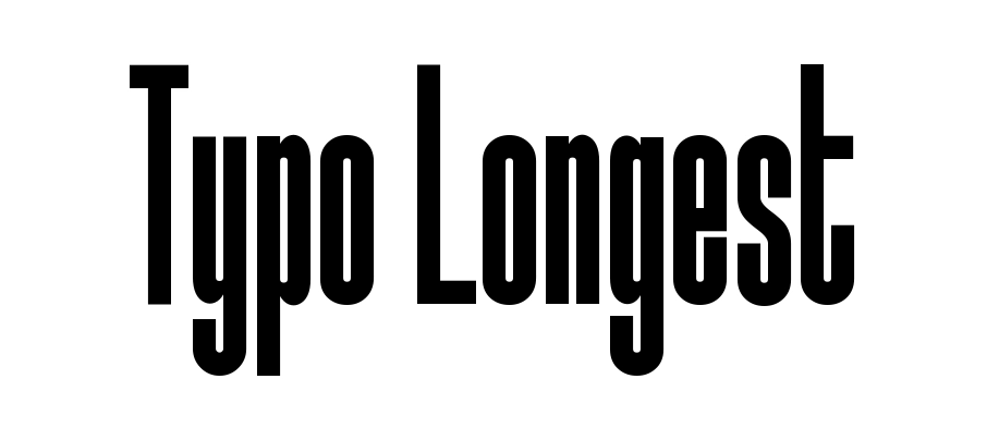 Typo Longest